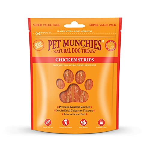 PET MUNCH - Pet Munchies Chicken Strips Super Value Pack - 320g - EU/UK