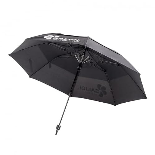 Saljol Regenschirm, Zubehör für den Saljol Allround- und Carbon Rollator, schwarz, Schutz vor Regen und Sonne