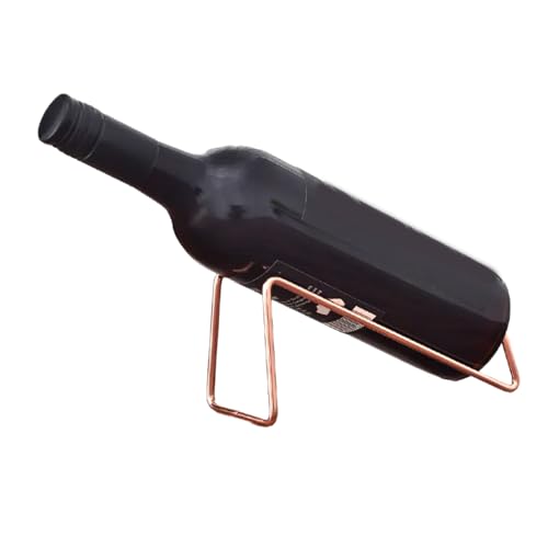 Mocoocouture 6 Stück Einfacher Eisenständer Einzelne Aufbewahrungslösung Eisenmaterial Weinregale Flaschenhalter Weinflaschenregal Ständer Bar Weinhalter