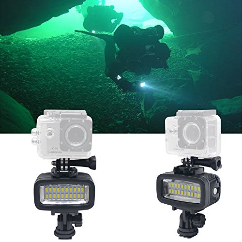 FOTGA 40m Unterwasser wasserdichte Tauchen Video LED Nacht Licht für GoPro Hero 3 4 Camera