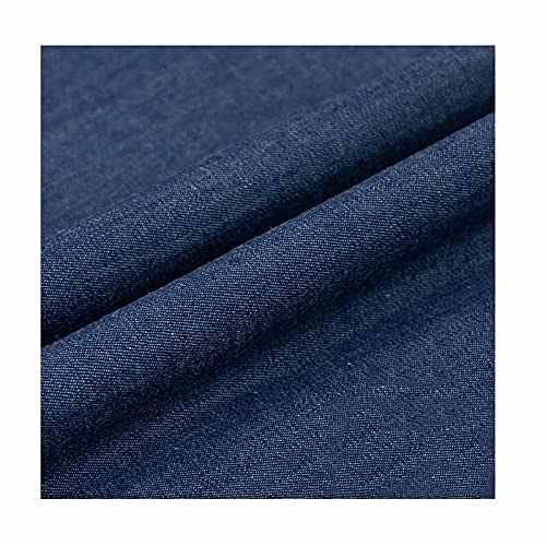Jeansstoff Weicher Jeansstoff Haustextilien Bastelmaterialien zum Nähen von Kleidung, Beliebten Jeans, Tischdecken und Wohnaccessoires Meterware Verkauft（Breite: 150 cm）(Size:3x1.5 m,Color:Dunkelblau)