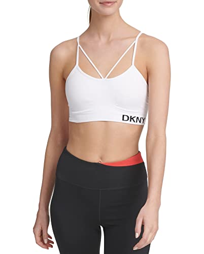 DKNY Sport Damen Sport-BH - weiß - Medium