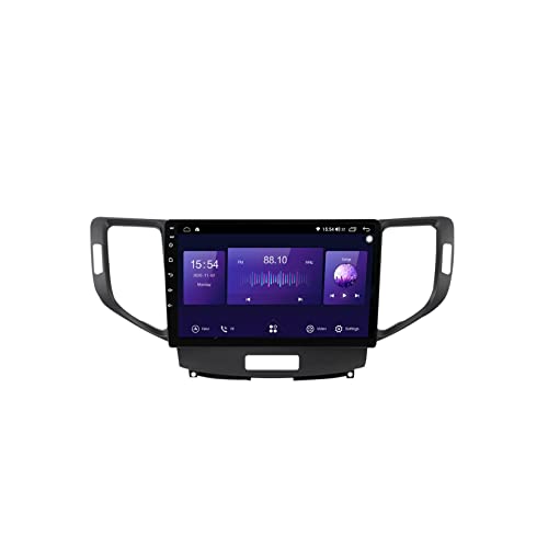 Doppel-DIN-Radio-Navigation für Honda Spirior 2007–2012, Plug-and-Play-Autoradio, Bluetooth, FM-Radio, integriertes Bluetooth 4.0 und WLAN-Hotspot, GPS-Navigation/CarPlay mit Rückfahrkamer