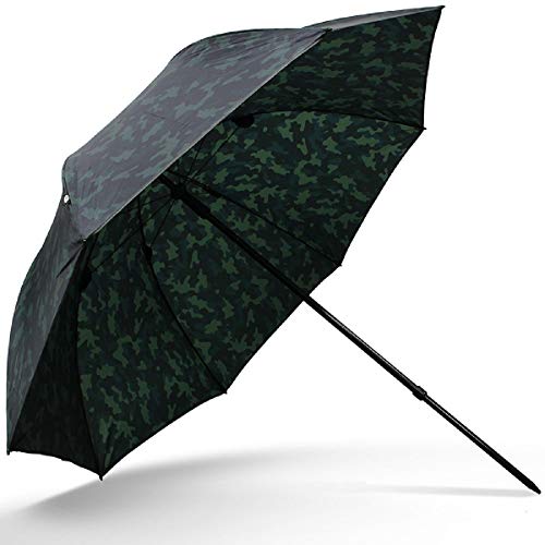 G8DS® 45er Schirm Angelschirm Camouflage Brolly Angelausrüstung Karpfenangeln