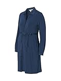 ESPRIT Maternity Damen Dress Nursing Long Sleeve Kleid, Dark Blue - 405, 40 EU
