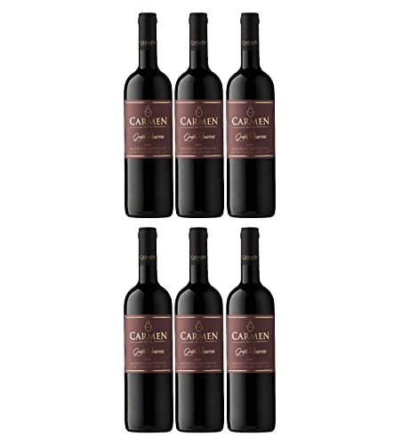 Carmen Gran Reserva Cabernet Sauvignon Rotwein Wein trocken Chile I FeinWert Paket (6 x 0,75l)