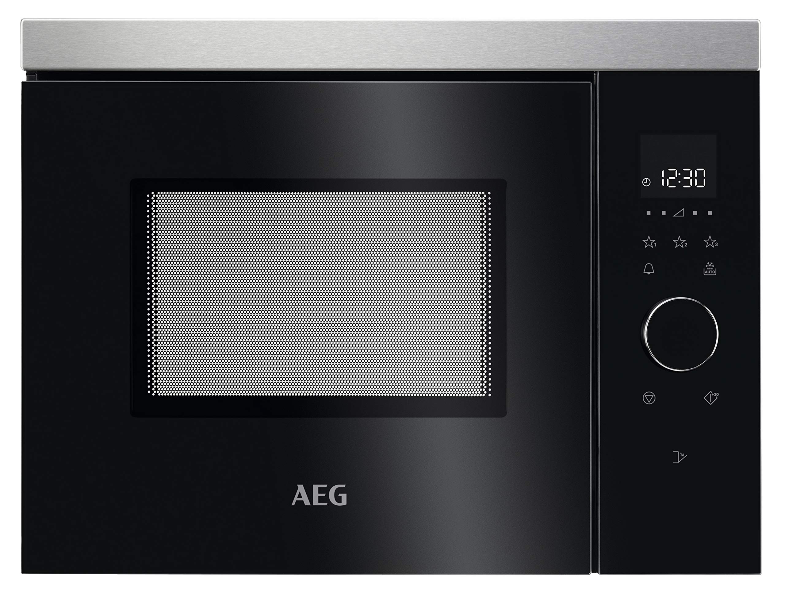 AEG MBB1755SEM 50cm Einbau-Mikrowelle / Touch-Bedienung / Display mit Uhr