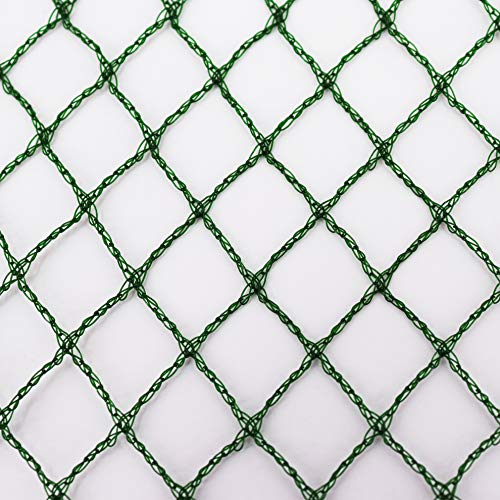 Aquagart® Teichnetz, dunkelgrün, engmaschig: Maschenweite 15mm x 15mm, Laubnetz, Teichabdecknetz, Vogelabwehrnetz, Reihernetz robust Verschiedene Größen (10m, 8m breit grün)