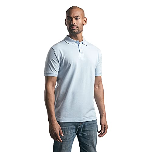 EXCD Poloshirt Herren, Eisblau, L