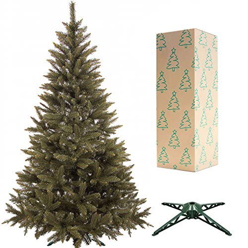 SPRINGOS Künstlicher Weihnachtsbaum Kaukasus-Fichte 220 cm Detailgetreu Premium Qualität Christbaum