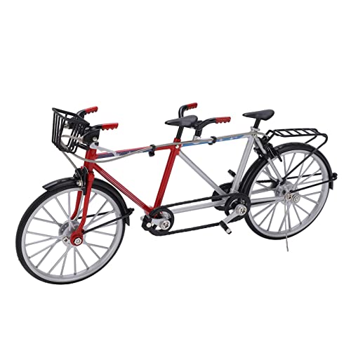 JUMZ Tandem-Fahrrad-Modell, Simulation Mini-Tandem-Fahrrad, abnehmbares Spielzeug für, Tischdekoration, einfache Montage