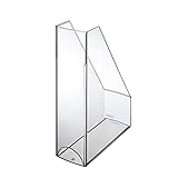 Herlitz 10778512 Stehsammler A4-C4 hochglanz transparent glasklar Kunststoff (12, hochglanz, transparent glasklar)