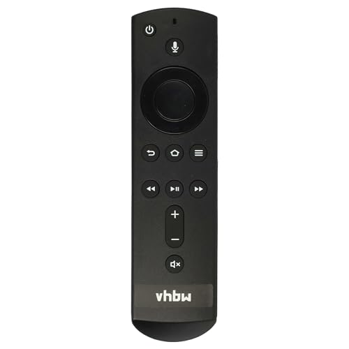 vhbw Fernbedienung kompatibel mit Amazon Fire TV Cube (1. Gen EX69VW) Streaming-Box, Internet-TV Box - Ersatzfernbedienung
