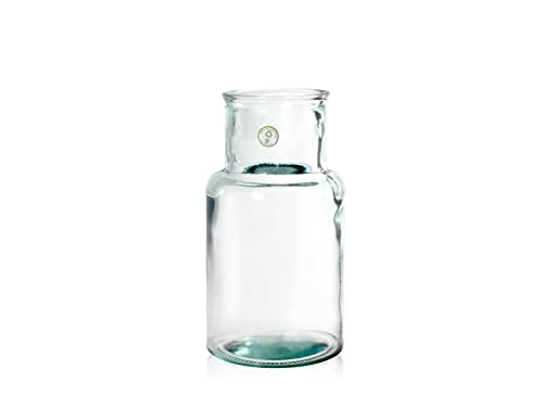 Vaso thick neck in vetro riciclato cm 28