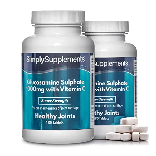 Glucosamin 1000mg mit Vitamin C - 360 Tabletten - SimplySupplements