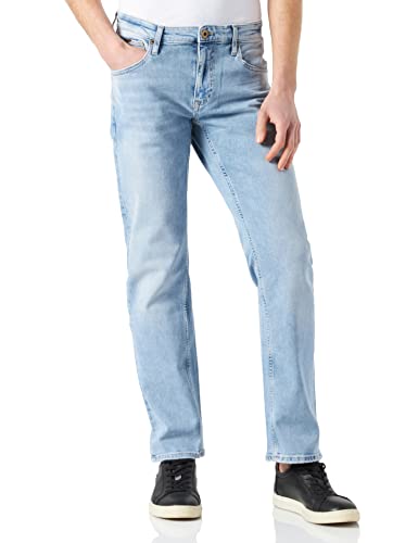 Cross Jeans Herren Damien Slim Jeans, Blau (Light Blue Used 015), W40/L32 (Herstellergröße: 40/32)