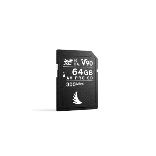 AngelBird AV Pro SD MK2 SDXC V90 SD Speicherkarte, 260 MB/s Schreiben, 280 MB/s Lesen - 64 GB