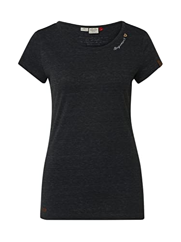 Ragwear T-Shirt Damen Mint 2011-10018 Schwarz Black 1010, Größe:L