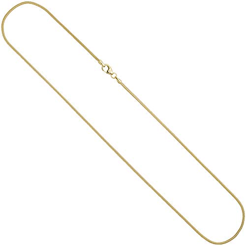 JOBO Damen-Schlangenkette aus 333 Gold 42 cm 1,4 mm