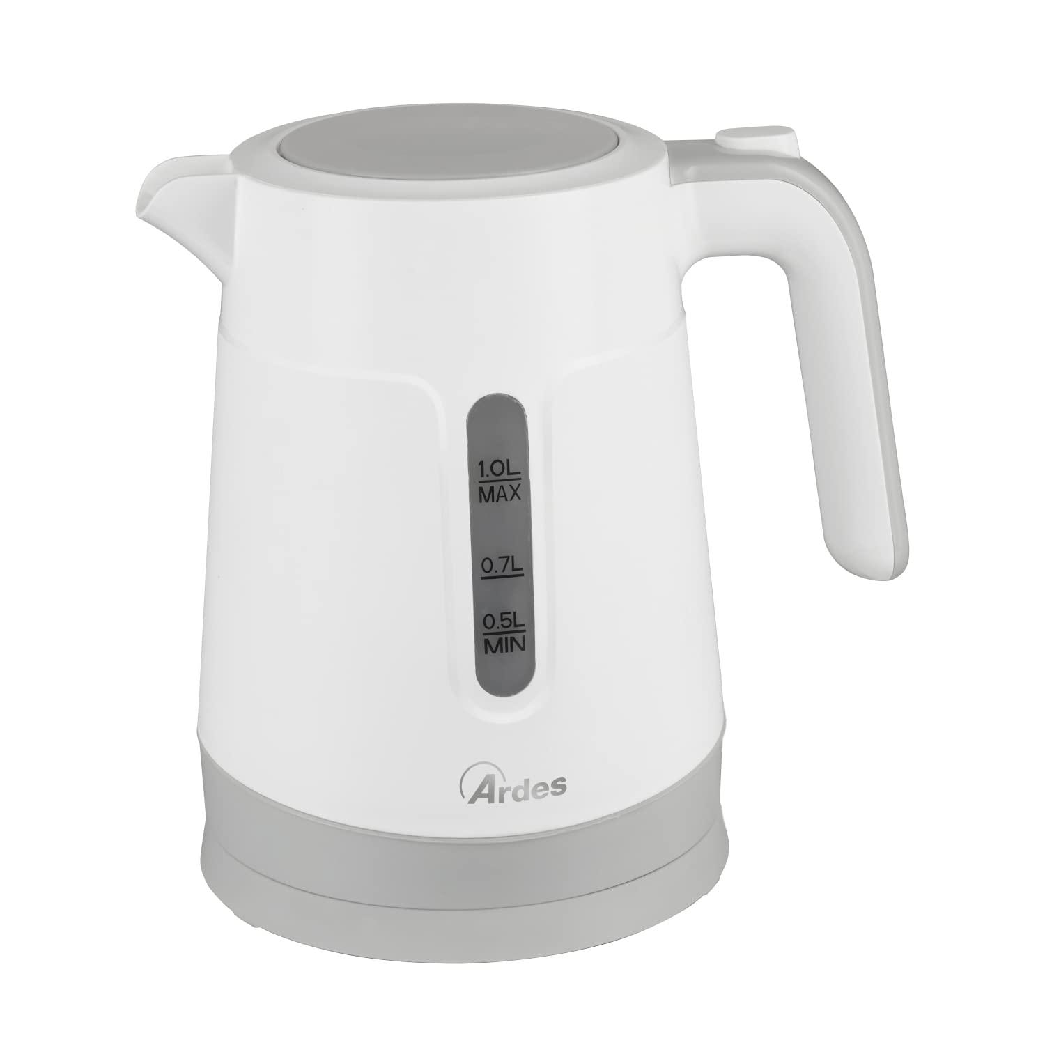 ARDES - Elektrischer Wasserkocher KETTY GLAM 1 Liter - Elektrischer Wasserkocher für Kräutertees und heiße Getränke - Wasserkocher mit elektrischer Basis und Kabelaufwicklung
