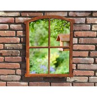 Stallfenster Eisenfenster Rostig Nostalgie Fenster Rahmen Antik-Stil