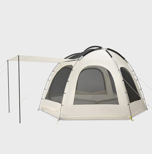 Camping Tent Großes Familienzelt Mit Tragetasche Hexagonal Tent wasserdichte Camping-Zelte Einfache Einrichtung Für Camp Backpacking Wandern Im Freien A