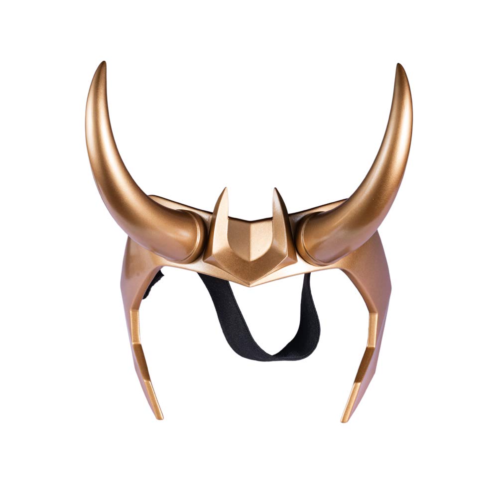 Chiefstore Loki Helm Loki Krone Crown Harz Horns Neue Cosplay Kostüm Kopfbedeckung Maske für Erwachsene Herren Halloween Merchandise Zubehör