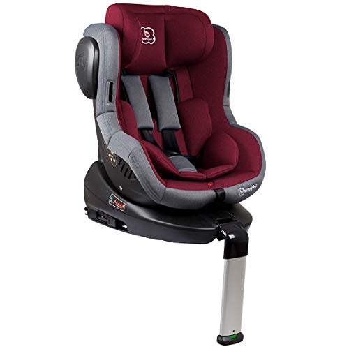 BabyGo Kindersitz Autositz ISO 360 Gr.0+ bis 18kg Isofix red 2201