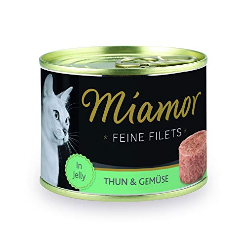 Miamor Feine Filets Thunfisch & Gemüse | 12x 185g Katzenfutter nass