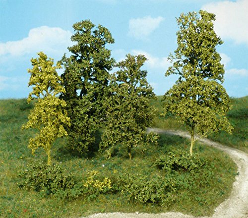Heki 1672 Laubbäume U. Büsche, 15 Stück, Farbe: dunkelgrün