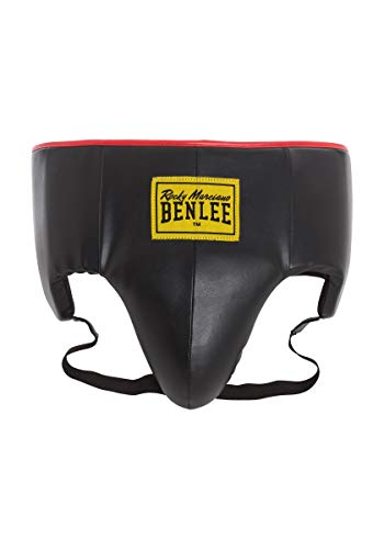 BENLEE Rocky Marciano Unisex – Erwachsene Lucca Artificial Leather Groinguard, Schwarz, XL