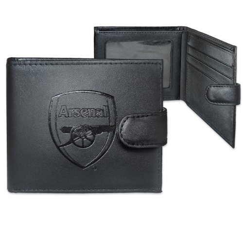 Arsenal FC - Geldbörse mit geprägtem Vereinswappen - Offizielles Merchandise - Geschenkverpackung