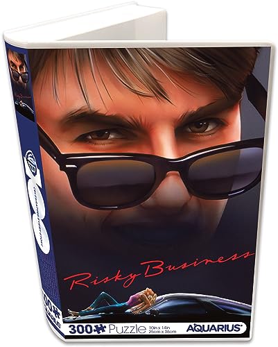 AQUARIUS Risky Business Movie Art Vuzzle (300-teiliges Puzzle) – blendfrei – präzise Passform – offiziell lizenziertes Risky Business Movie Merchandise & Sammlerstücke – 21,6 x 29,2 cm