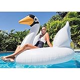 L.J.JZDY Airbeds Sommerfest Erwachsene PVC Wasser Aufblasbare Spielzeug Schwan Schwimm Reihe Außenpool Spielzeug Erwachsene 130 * 102 * 99 cm Schwimmdock Row