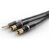 Sommer Cable HBP-3SC2-0600 Audio Anschlusskabel [1x Klinkenstecker 3.5mm - 2x Cinch-Stecker] 6.00m S
