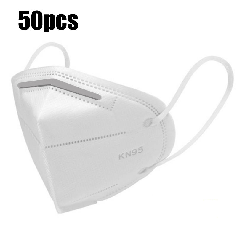 50 Stück LEIHUO Gesichtsmaske Anti-Smog-Spritzwasserschutz PM2.5 Einwegmaske Persönliche Schutzausrüstung