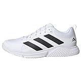 adidas Herren Court Team Bounce 2.0 Shoes-Low (Non Football), FTWR White/core Black/FTWR White, 41 1/3 EU