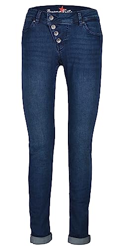Buena Vista Damen Jeans Malibu Cozy Denim (as3, Alpha, l, Regular, Regular, Vintage Blue, L)