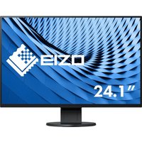 Eizo FlexScan EV2456-BK - LED-Monitor - 61.1 cm (24.1) - 1920 x 1200 - IPS - 350 cd/m² - 1000:1 - 5 ms - HDMI, DVI-D, VGA, DisplayPort - Lautsprecher - Schwarz (EV2456-BK)