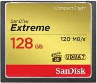 SanDisk Extreme R120/W60 CompactFlash Card 128GB