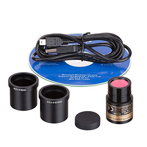 MD500 5mp Digital Kompakt Mikroskopkamera Video Standbild Okular Mikroskop Kamera mit Ring Adapter
