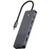 Rapoo USB-C® Mini-Dockingstation 6-in-1 USB-C Multiport Adapter Passend für Marke: Universal USB-C