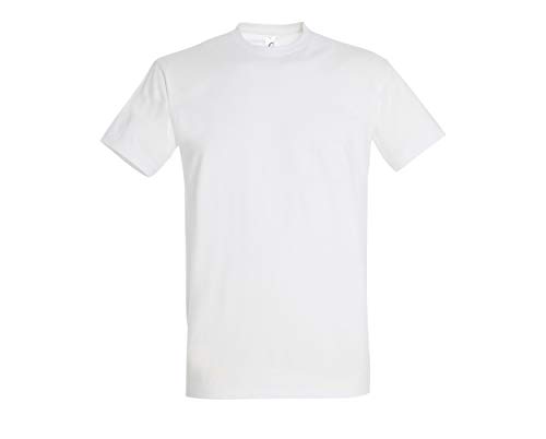 Sols 12er Pack s Imperial T-Shirts Übergrößen XS bis 5XL (5XL, Weiß)
