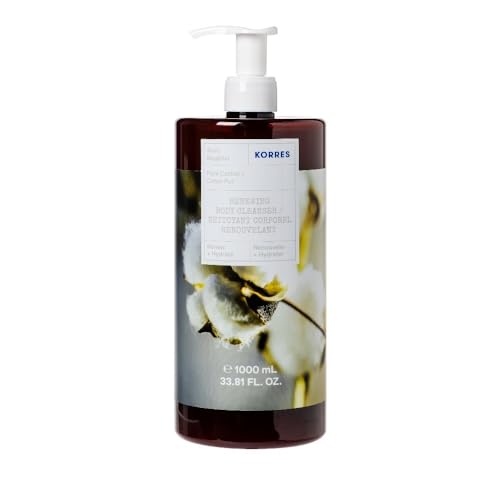 Korres Renewing Body Cleanser Pure Cotton 1 l x 2