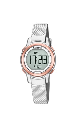 Calypso Damen Digital Quarz Uhr mit Plastik Armband K5736/2