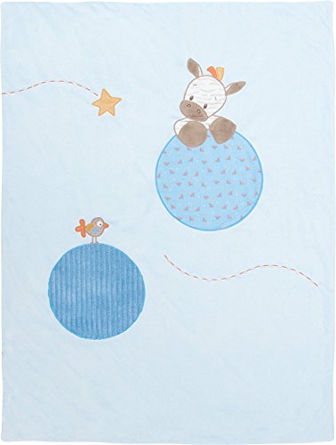 Nattou Decke 75 x 100 cm blau