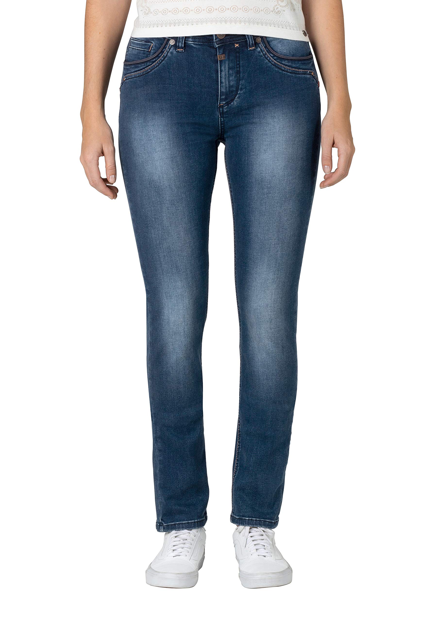 Timezone Damen Tahila Womenshape Slim Jeans, Blau (Bright Blue Wash 3151), 31W / 32L EU