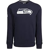 New Era - NFL Seattle Seahawks Team Logo Sweatshirt - Navy Größe XXL