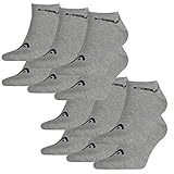 HEAD Unisex Sneaker Sportsocken 12er Pack, Größe:43/46, Farbe:Grey (400)