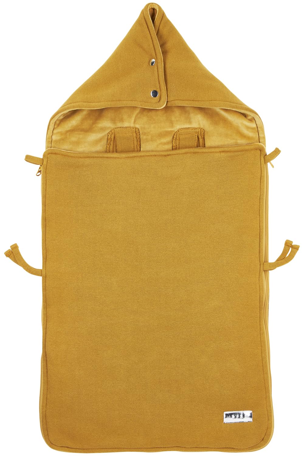 Meyco Baby Fußsack - Knit Basic Honey Gold - 40x82cm - Einzelpackung